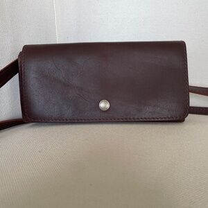 Burgundy Portland Leather Wallet Purse